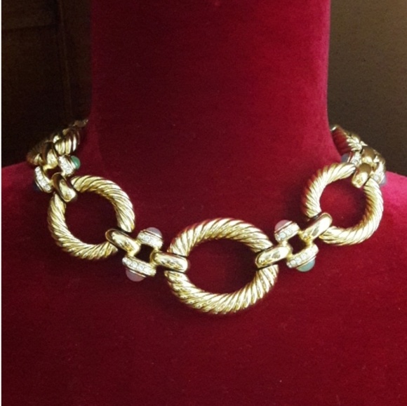 Givenchy Jewelry - Vintage Authentic Givenchy Gold Choker